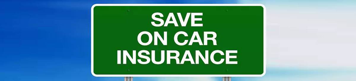 Road sign saying Save on Car Insurance