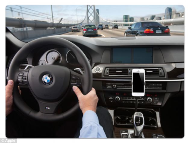 Apple announced at its Worldwide Developer Conference in San Francisco that it is working with manufacturers to integrate its voice-activate tool Siri into car steering wheel.