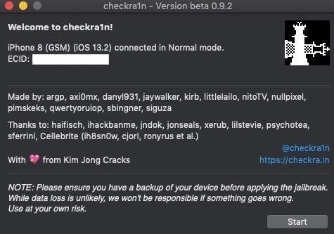 Re-Enable Checkra1n Jailbreak After Restarting Your iPhone