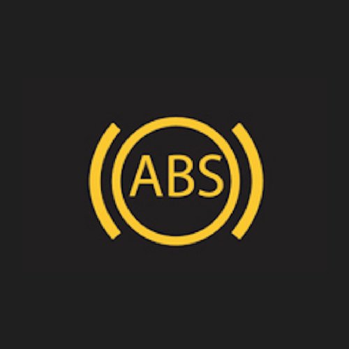 ABS car symbol.