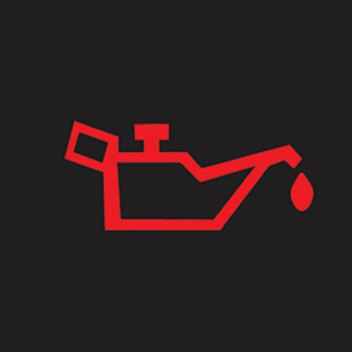 Oil pressure symbol.