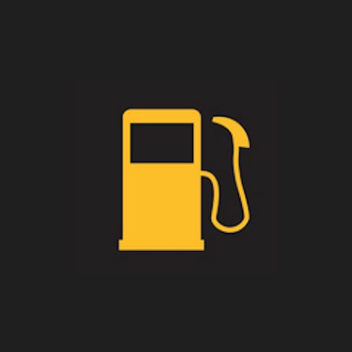 Fuel indicator symbol.